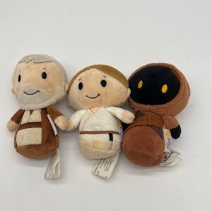 Hallmark Itty Bitty Plush Star Wars-Inspired Trio - Brown, Cream, Black